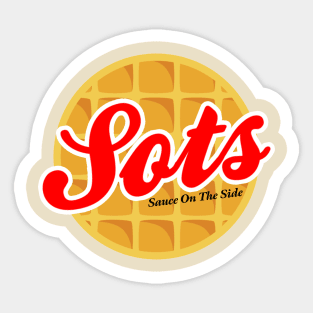 Sauce On The Side "Waffle" Sticker